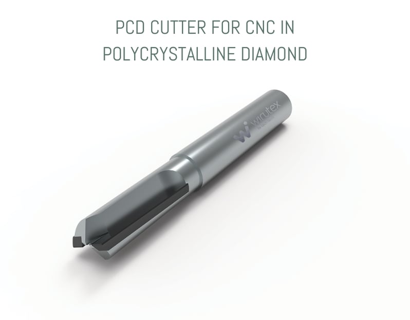 PCD Cutter for CNC in polycrystalline diamond.