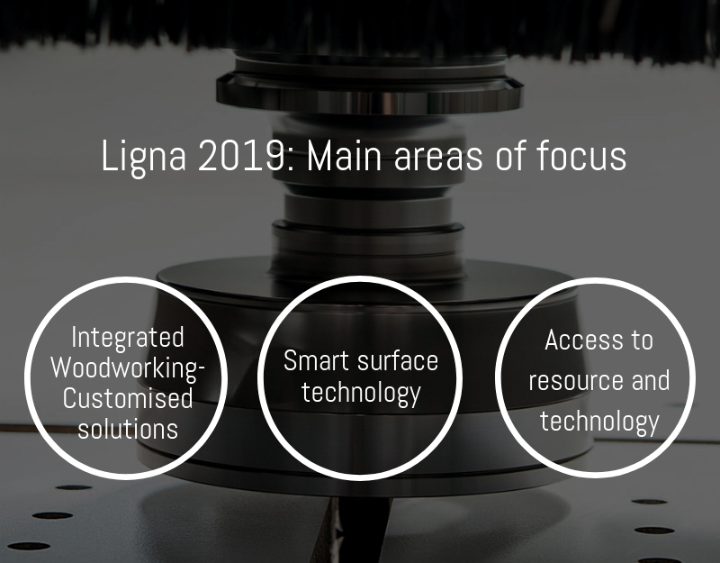 Ligna 2019 fair areas of focus