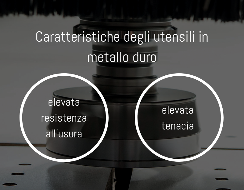 Caratteristiche degli utensili in metallo duro