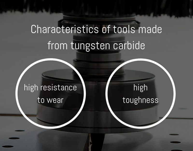 characteristics of tools made from tungsten carbide