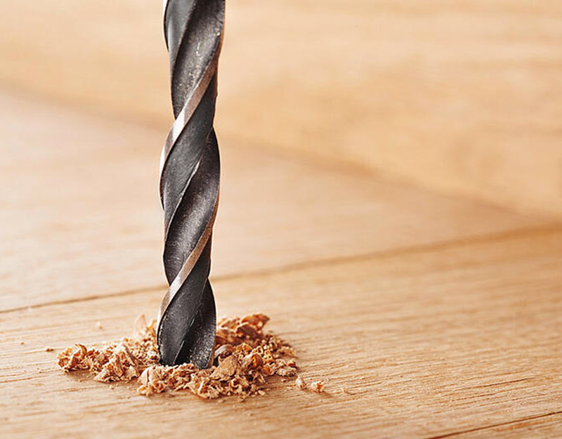 Taladrado de madera - herramienta 